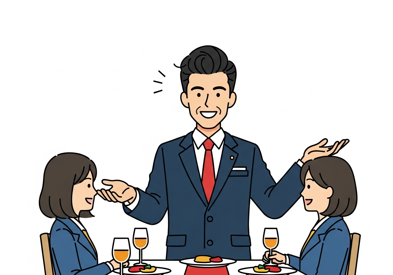 紹介が運まかせになっている状態のイメージ