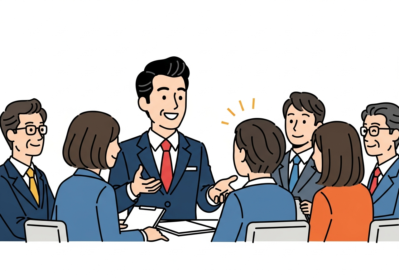 札幌の経営者ミーティングの様子