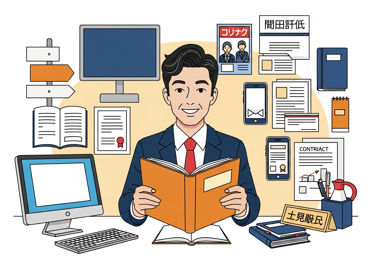 オンライン講座で学ぶ経営者のイメージ