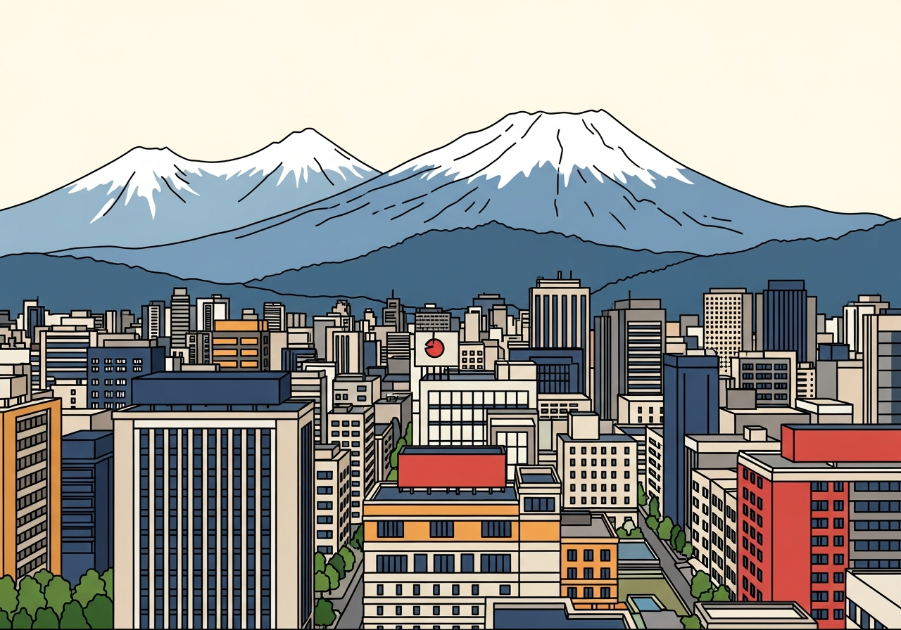 body image 9 – aerial view of Sapporo cityscape in dayt
