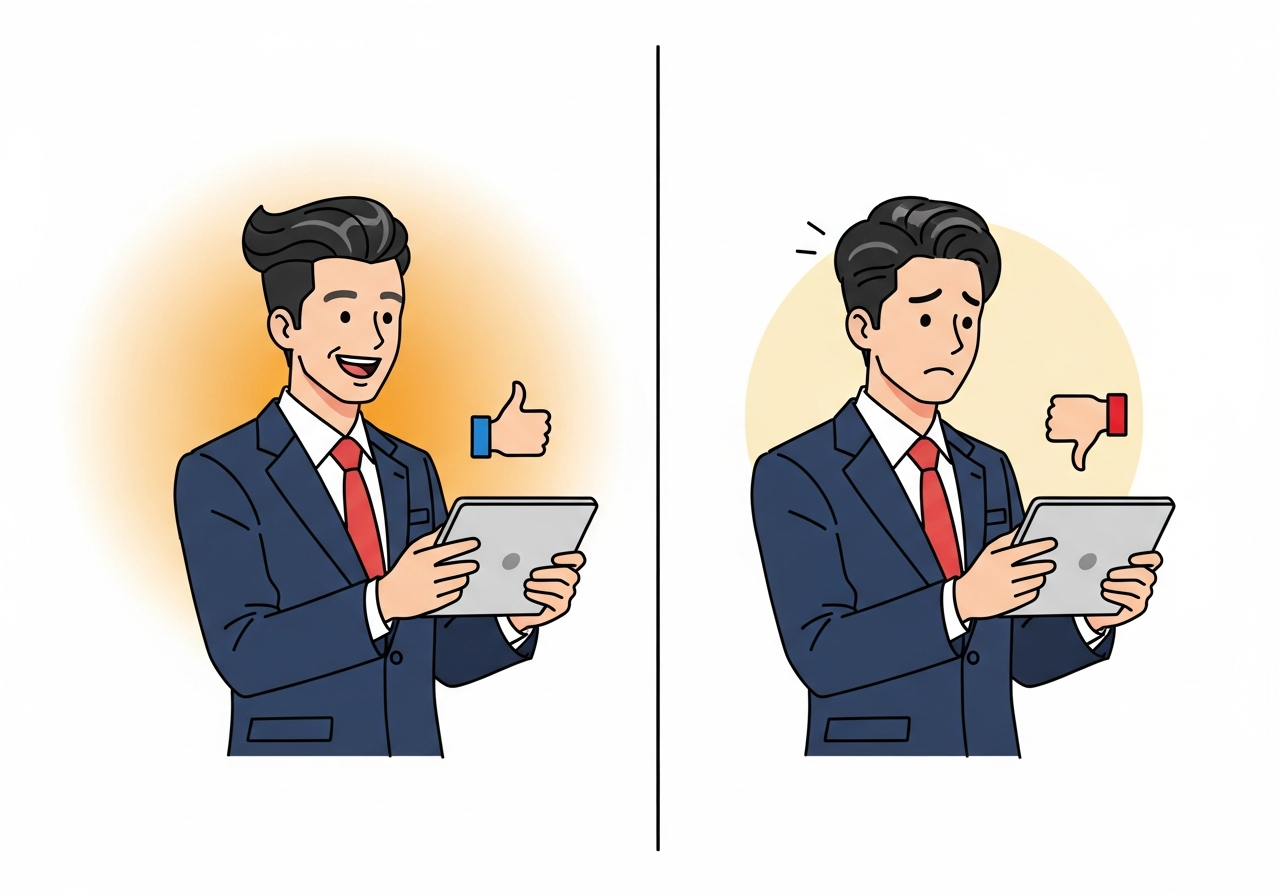 LinkedInつながり申請メッセージの良い例・悪い例の比較テキスト画像