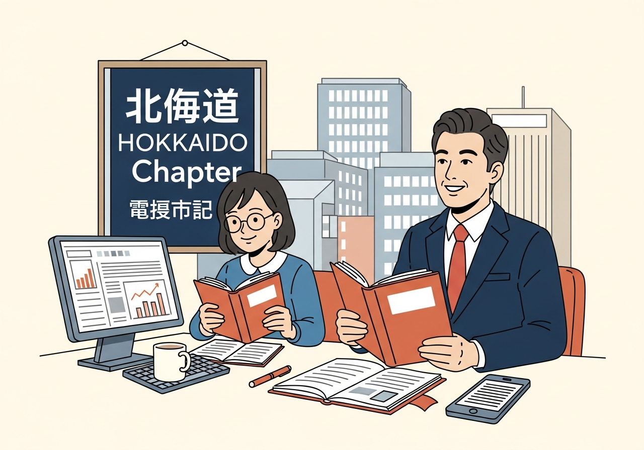 LinkedIn北海道会のミートアップ風景イメージ・札幌での勉強会シーン