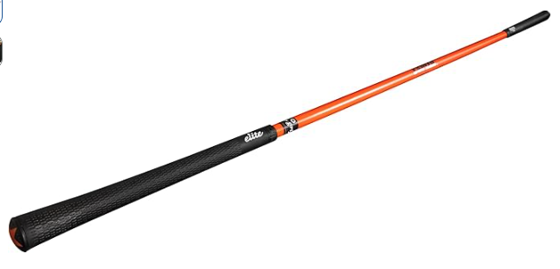 エリートグリップ ワンスピード・オレンジ色のしなり体感型素振り練習器具