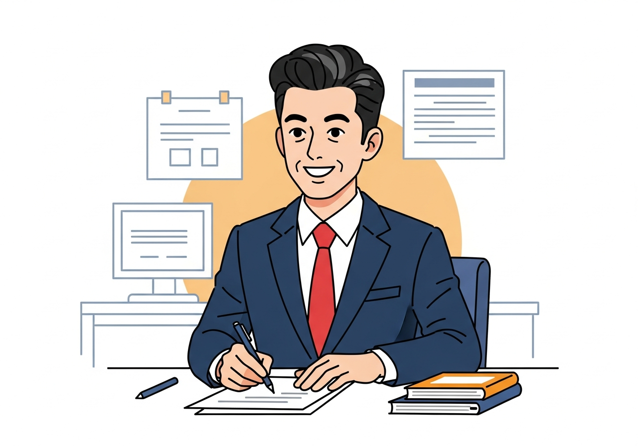 a person writing with a pen on paper at a desk no text no screen visible