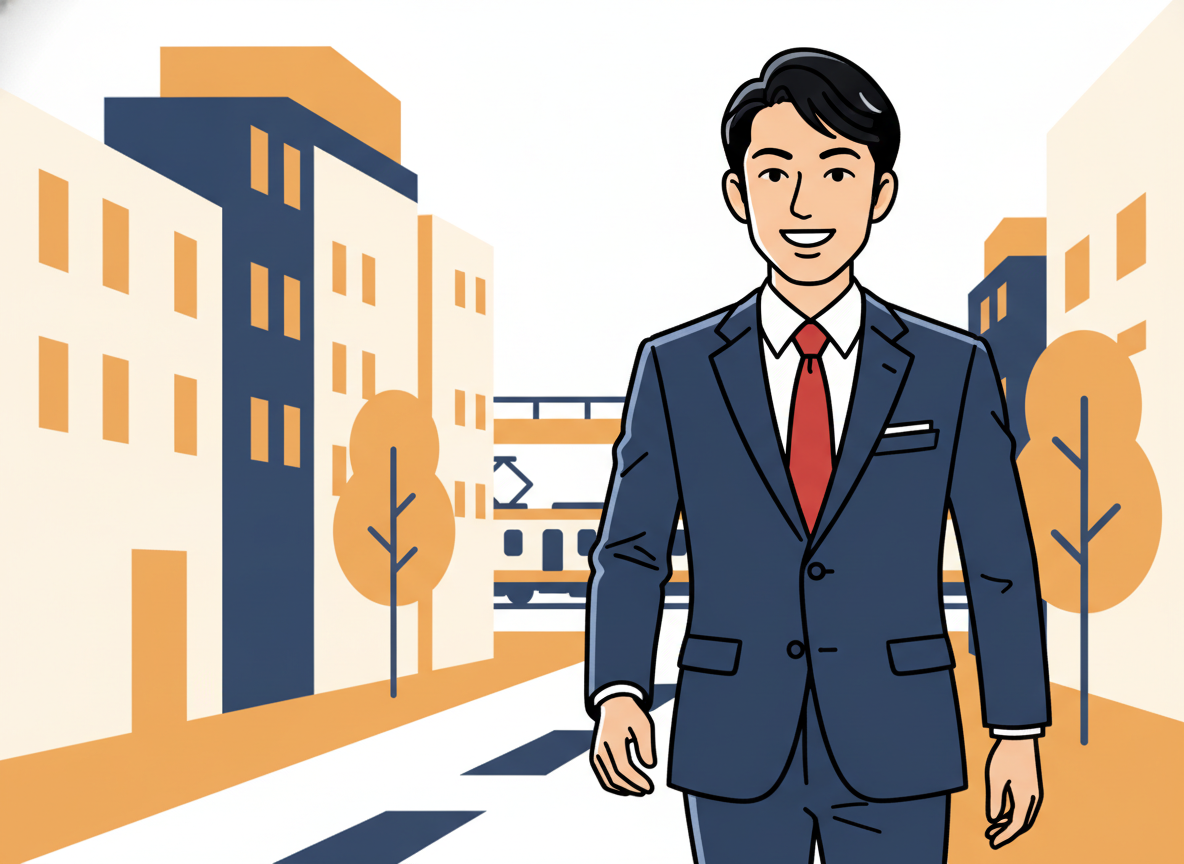 リーマンショック後の東京・新橋の街並みのイメージ