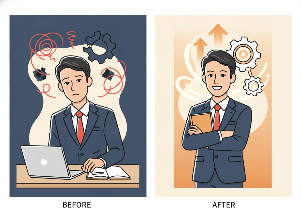 紹介営業メールのテンプレート(Before/After形式)