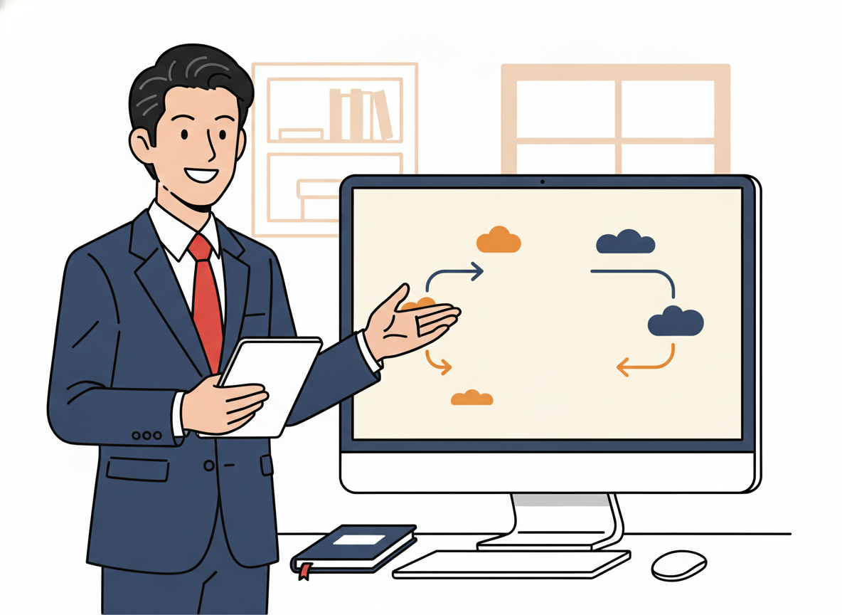 ChatGPTでフォローアップメールを生成する具体的なプロンプト例のスクリーンショット