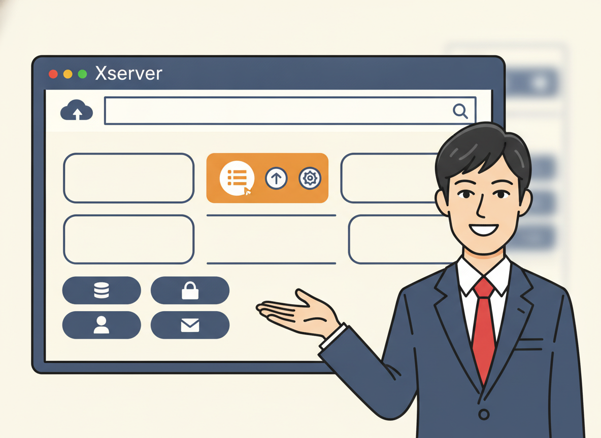 Xserverの管理画面でWordPressを自動インストールする手順のスクリーンショットイメージ
