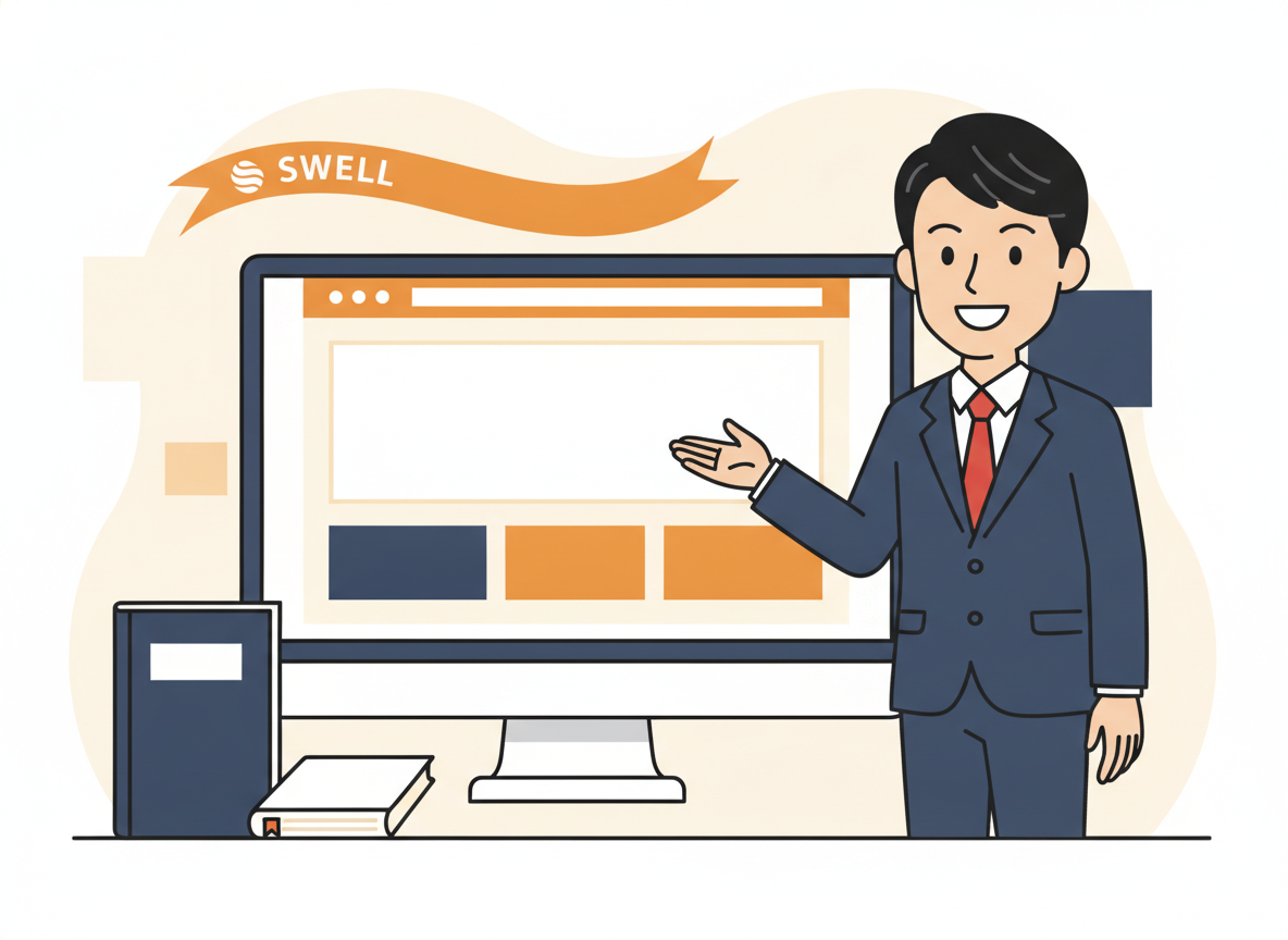 SWELLテーマを使ったWordPressブログのデザイン例