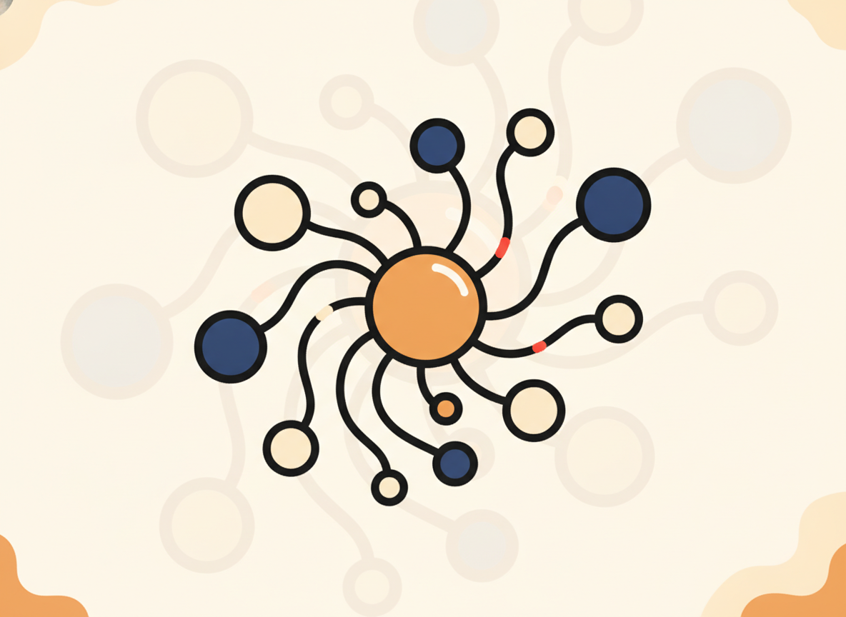 abstract diagram of interconnected circles representing trust networks