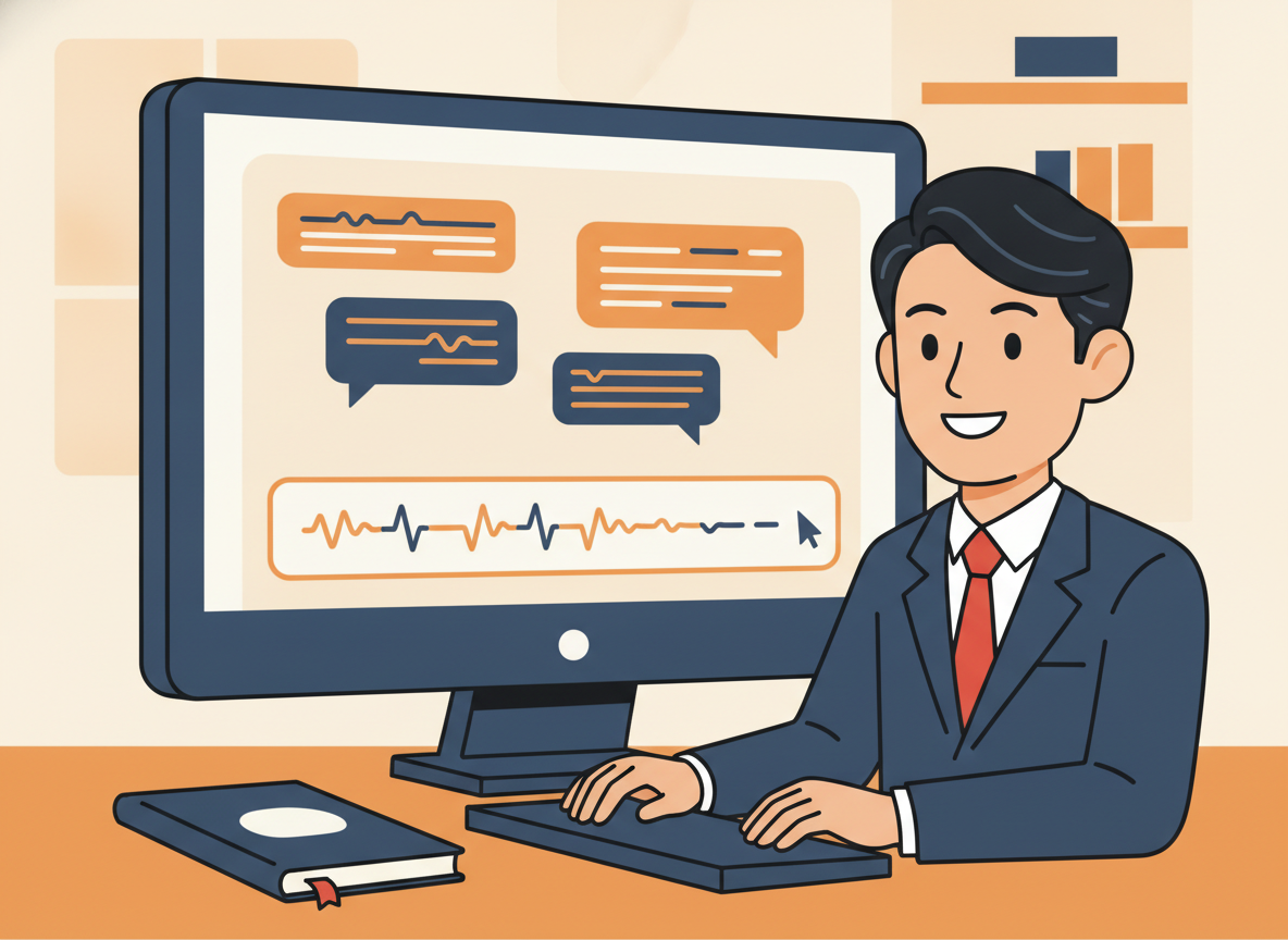 ChatGPTの画面に営業観察プロンプトを入力しているスクリーンショットイメージ