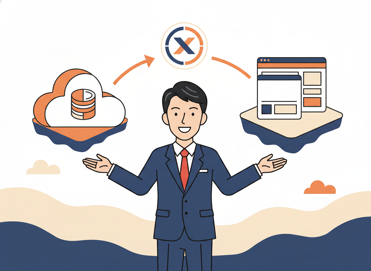 XServer for WordPressのトップページ・WordPress専用ホスティングの説明画面