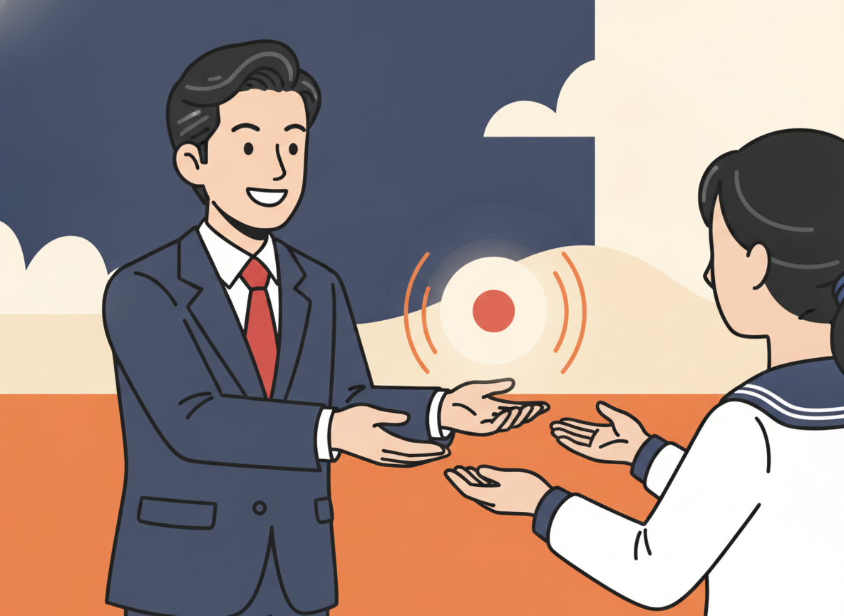 a hand gently offering something to another person, warm and open gesture, no text, natural light