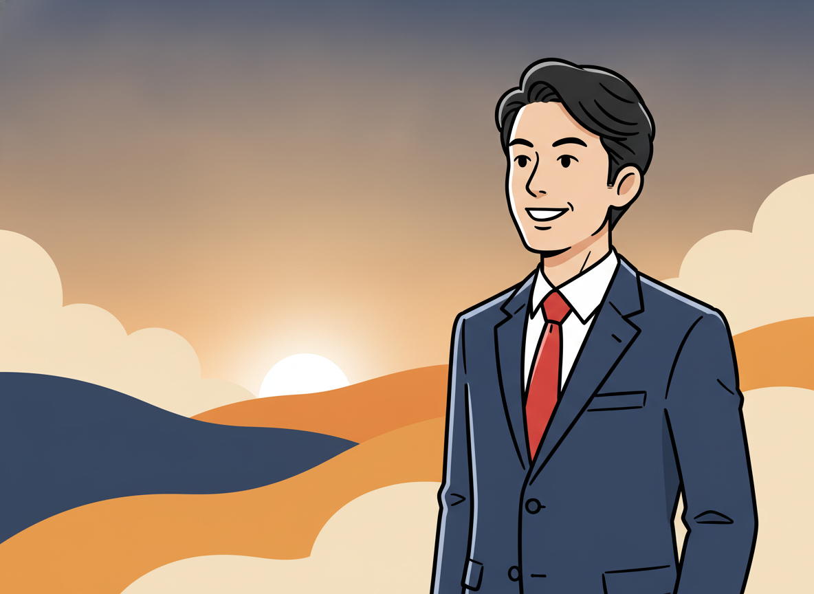 body image 4 – a calm professional looking at a horizon