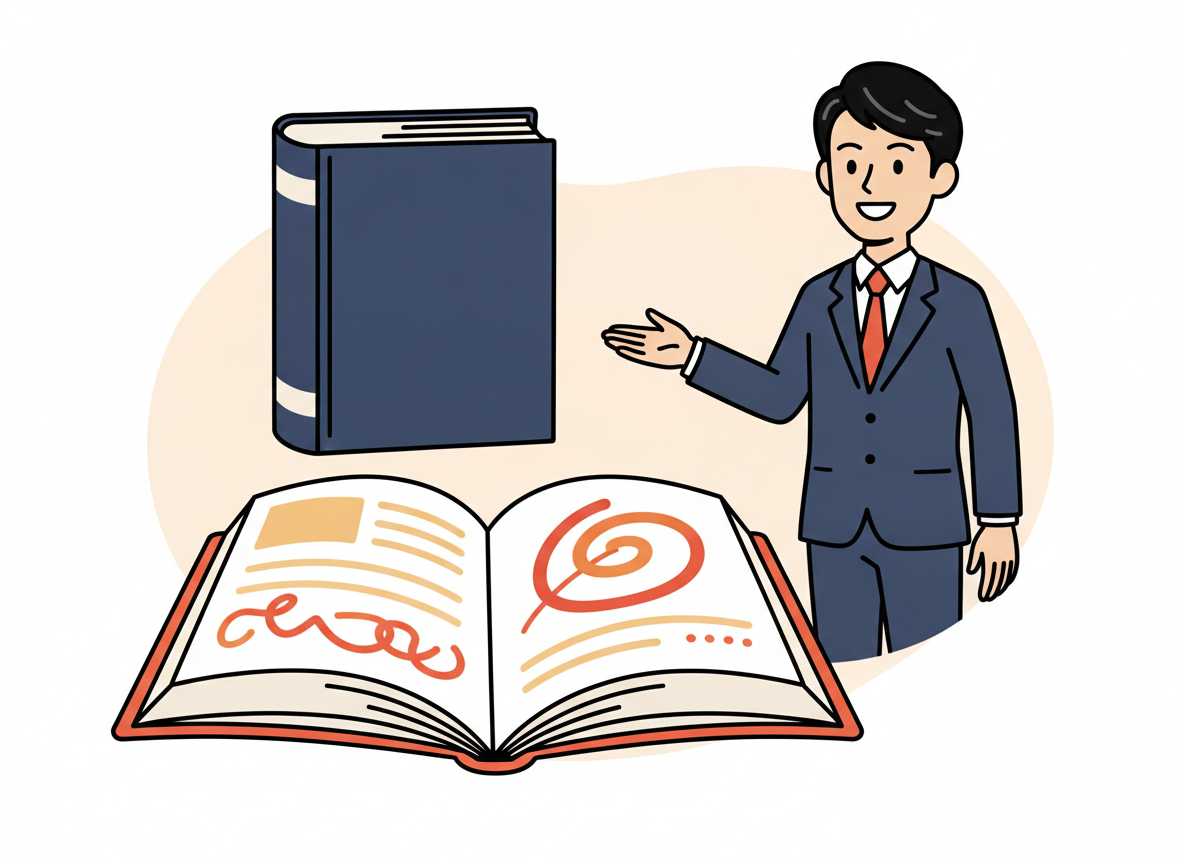 ドラッカー「マネジメント エッセンシャル版」の表紙・書き込みのある本の開かれたページ