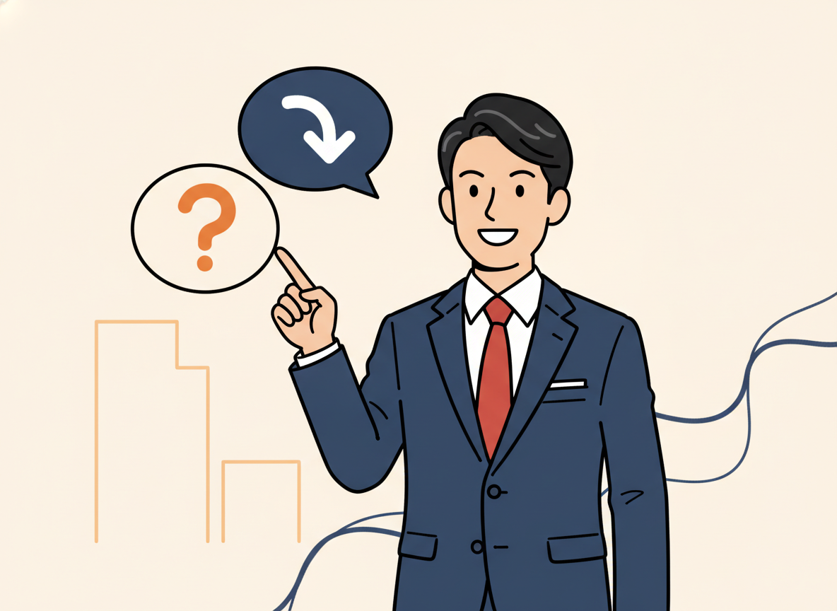 Q&Aのイメージ・吹き出しと人のイラスト
